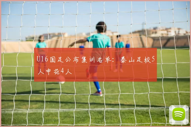 U16国足公布集训名单：泰山足校5人申花4人